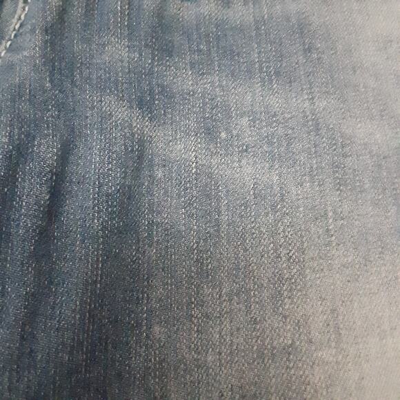 Denim Womans Jeans Contemporary Medium Wash Distressed Blue Size 10 - Picture 5 of 13